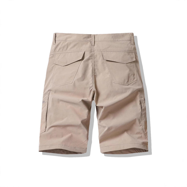 Short cargo avec poches et fermeture éclair latérale pour hommes - Erling