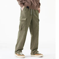 Pantalon en velours côtelé pour homme avec doublure en polaire - Auren