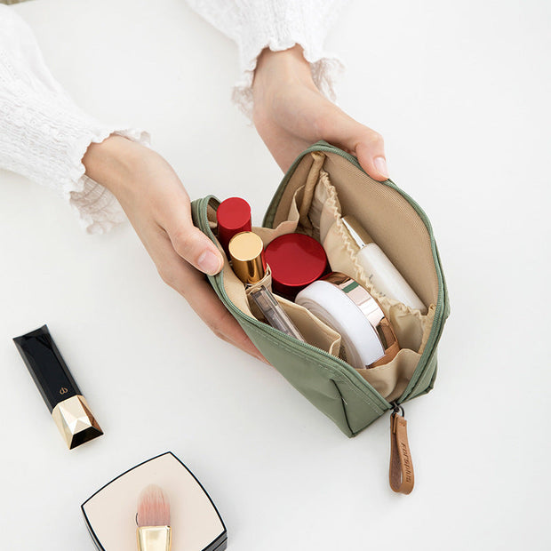 GraceGlam - Trousse de toilette à double fermeture éclair