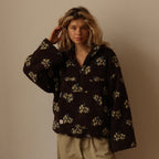 Damen-Fleece-Sweatshirt mit großer Tasche - Liora