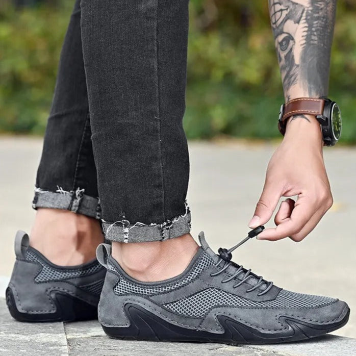 Atmungsaktive Mesh-Turnschuhe für Männer in lässigem Design - Elías