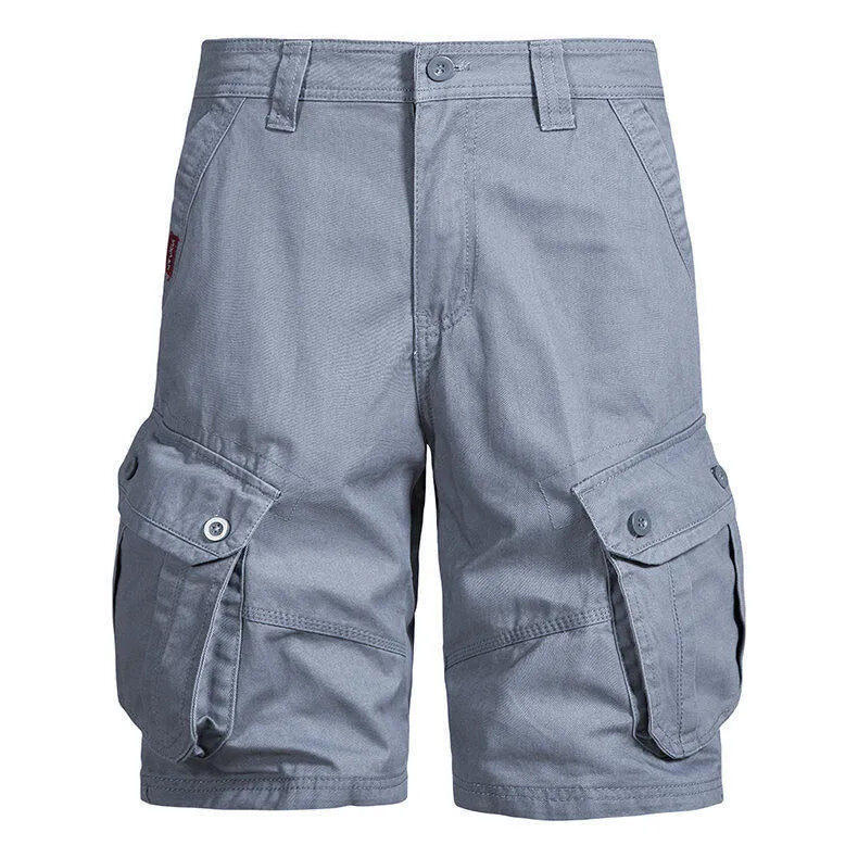 Lässige Cargo-Taschen-Shorts aus Baumwolle für Herren - Jason