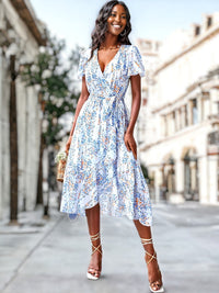 Kaly - Robe à imprimé floral bohème
