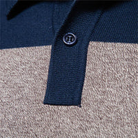 Pull en maille à col polo pour hommes - Hjalmar