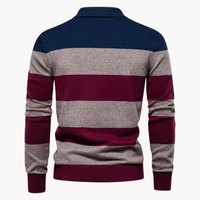 Pull en maille à col polo pour hommes - Hjalmar