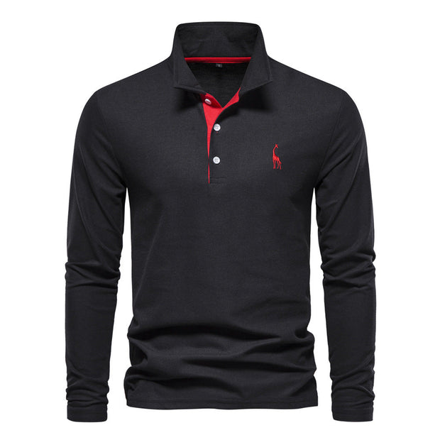 Langärmeliges Herren-Poloshirt - Dario
