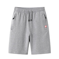 Short de sport uni avec poches zippées pour hommes - Kevin