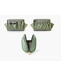 GraceGlam - Trousse de toilette à double fermeture éclair
