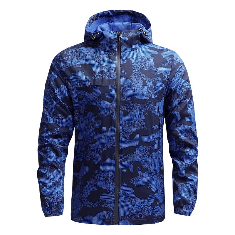 Leichte Herren-Kapuzenjacke im sportlichen Stil - Korex