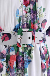 Gesine Robe maxi imprimée sans épaules