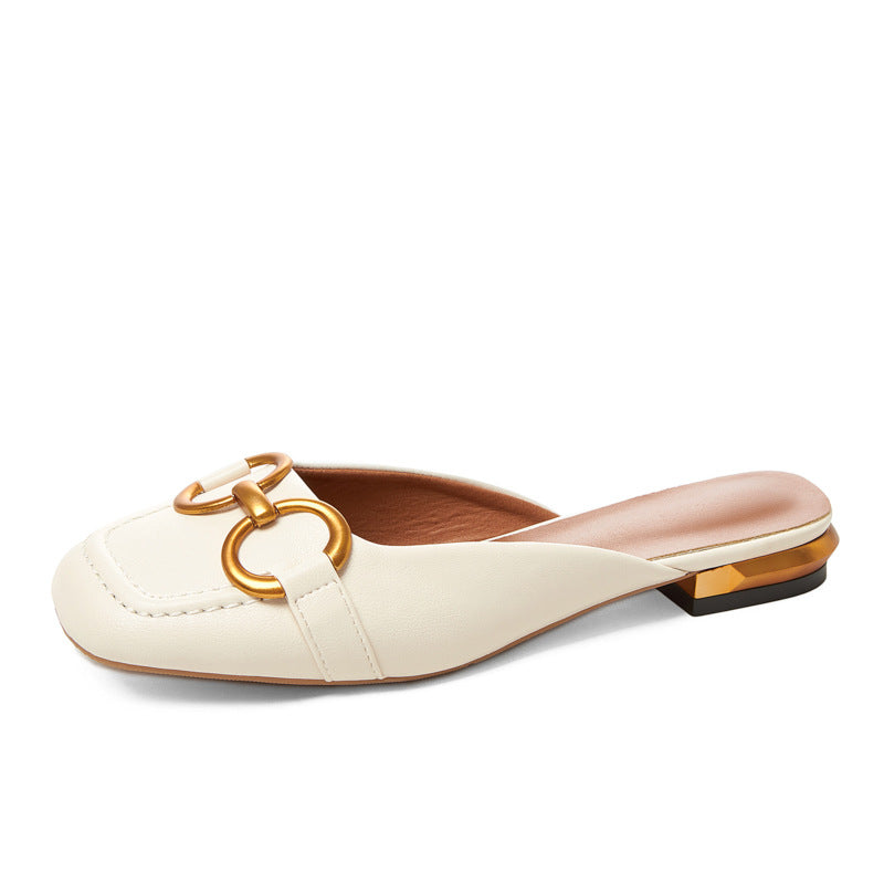 Damen-Slipper mit Metallbeschlägen - Odalys