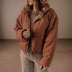 Carola - Einfarbige Steppjacke