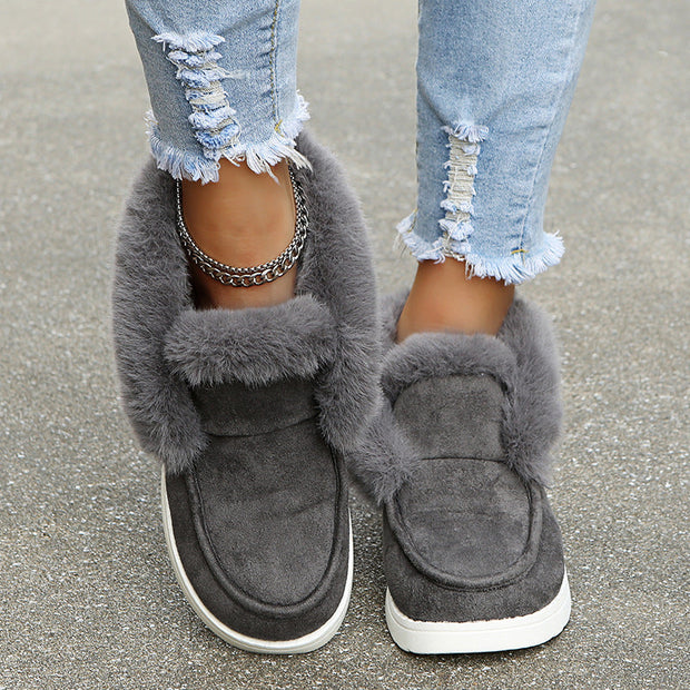 Nissa - Chaussures D'hiver Chaudes en Daim