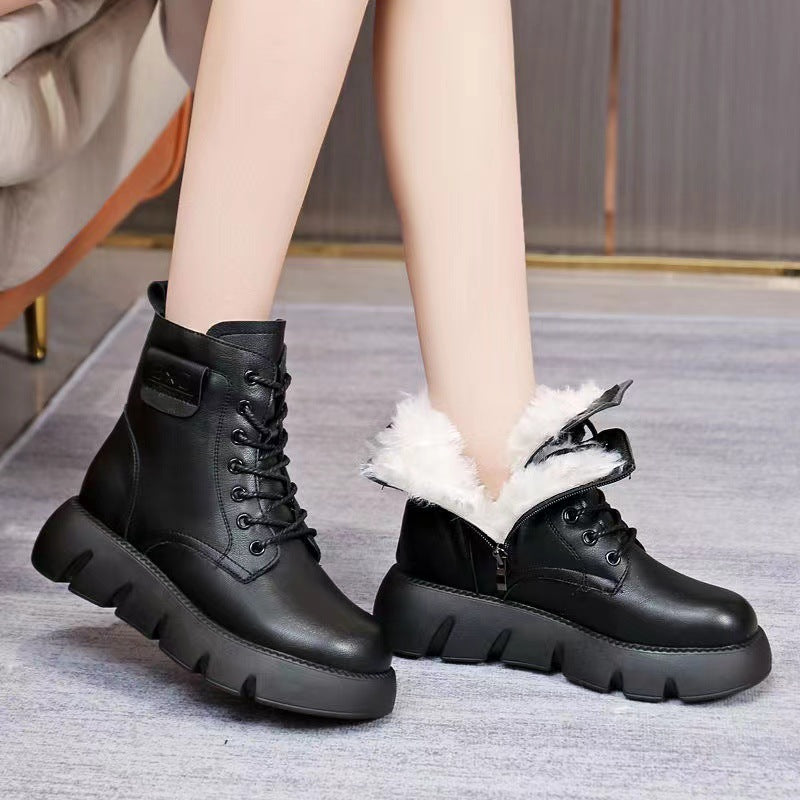 Damen-Winterstiefel mit Umschlingungseffekt - Mauri