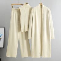Dreiteiliges Winter-Strickset - Isolde