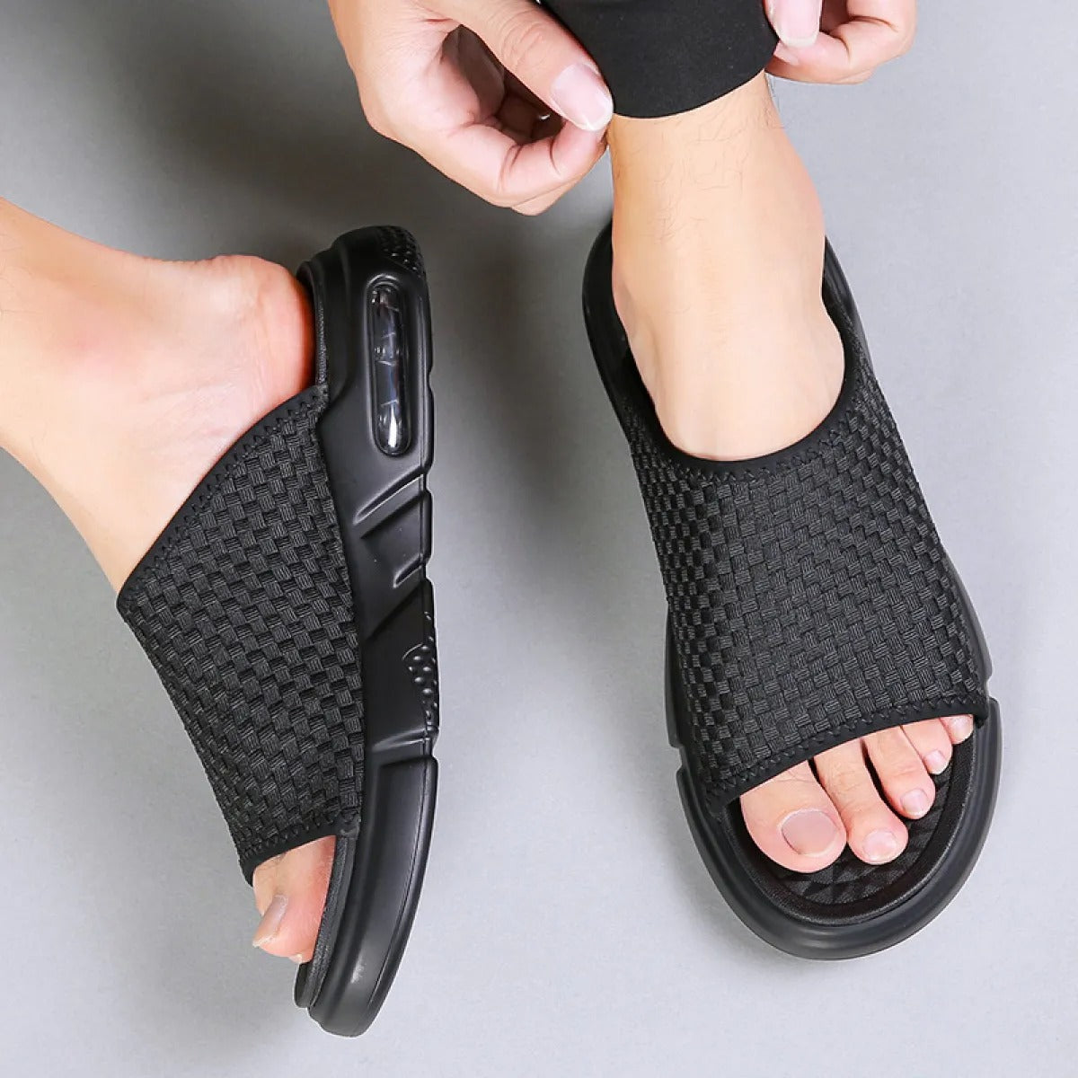 Herren-Sportsandalen aus atmungsaktivem Mesh mit ergonomischem Design - Dorian