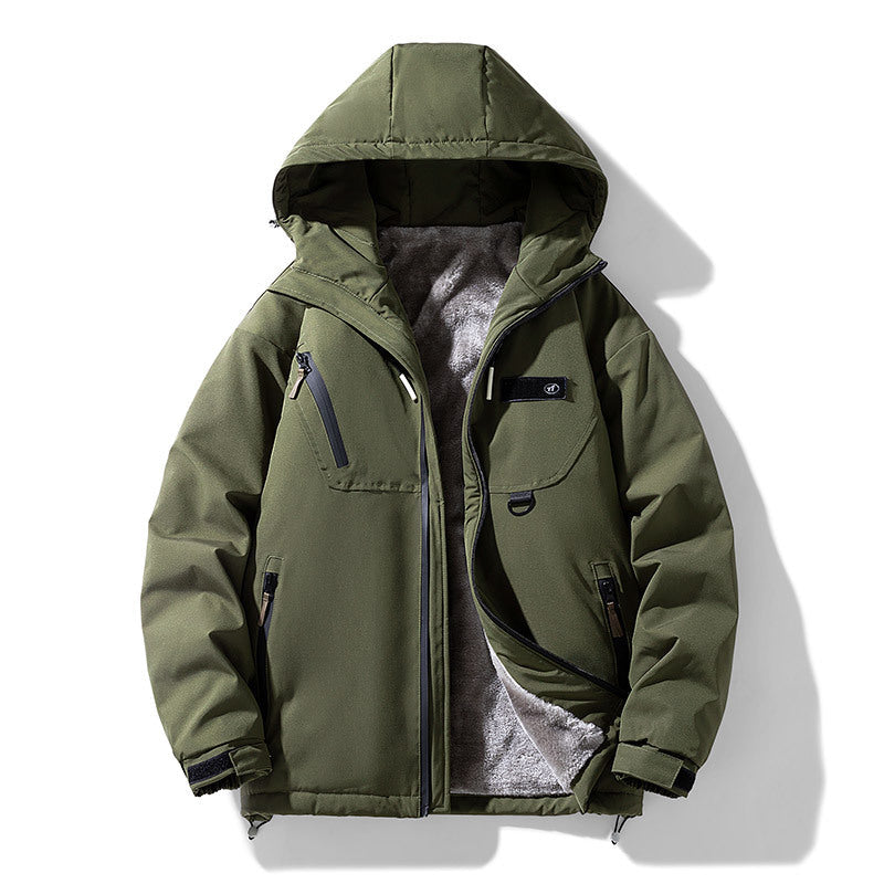 Leichte Herren-Thermojacke mit Kapuze und Innenfutter - Orven