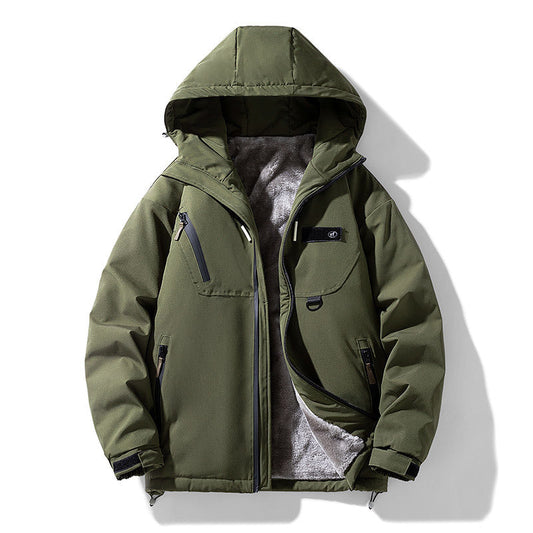 Veste thermique légère pour hommes avec capuche et doublure intérieure - Orven