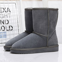 Damen-Winterstiefel aus Wildleder mit warmem Innenfutter - Thalia