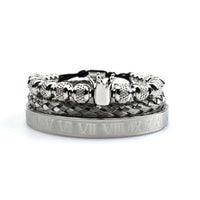 Bracelet homme Couronne impériale style romain - Magnus