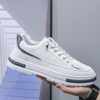 Herren Sneaker aus Kunstleder mit hoher Sohle - Bruno
