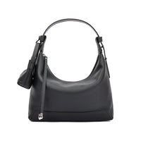 Sac à bandoulière en cuir véritable pour femme au design structuré - Ivonne