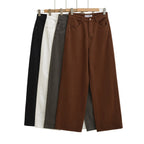 Damenhose mit weitem Bein und hoher Leibhöhe - Savrelle