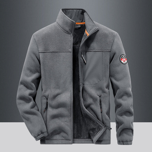 Leichte Herrenjacke mit Fleece-Effekt - Renlo