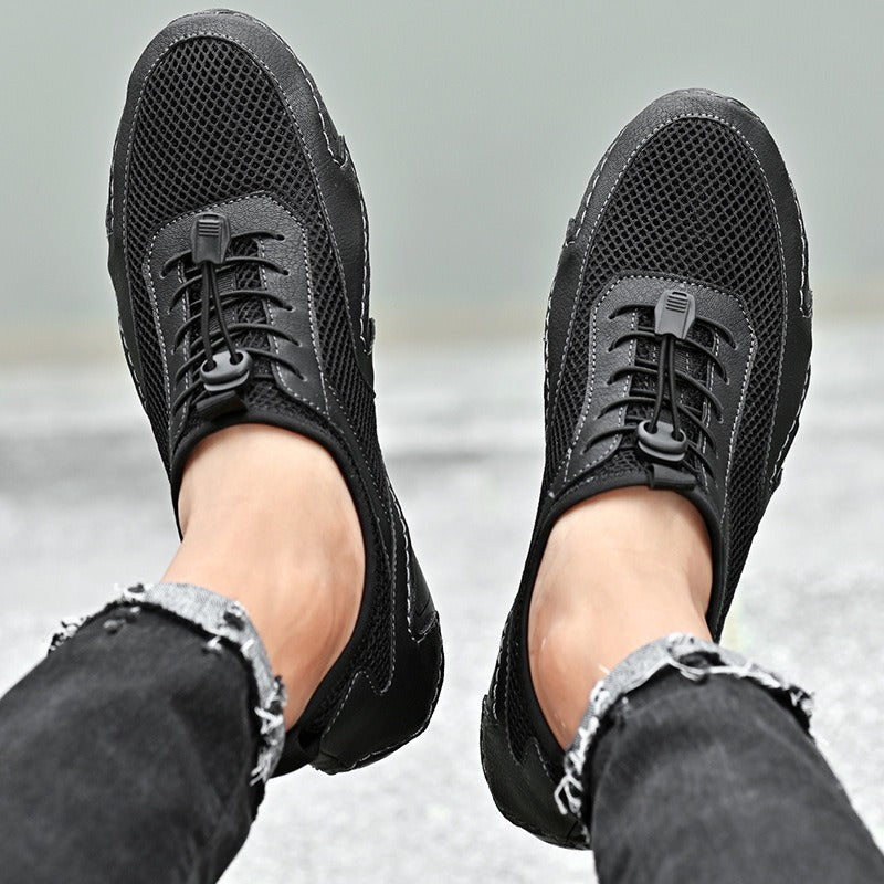 Atmungsaktive Mesh-Turnschuhe für Männer in lässigem Design - Elías