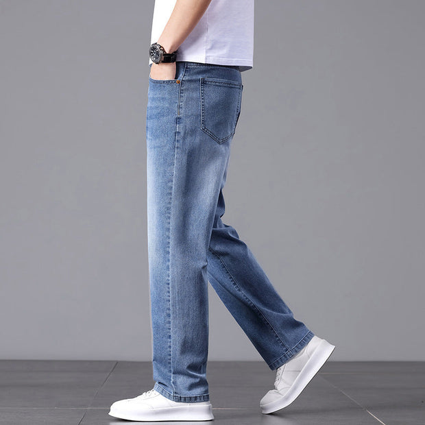 Pantalon en denim pour homme, coupe droite classique - Rydan