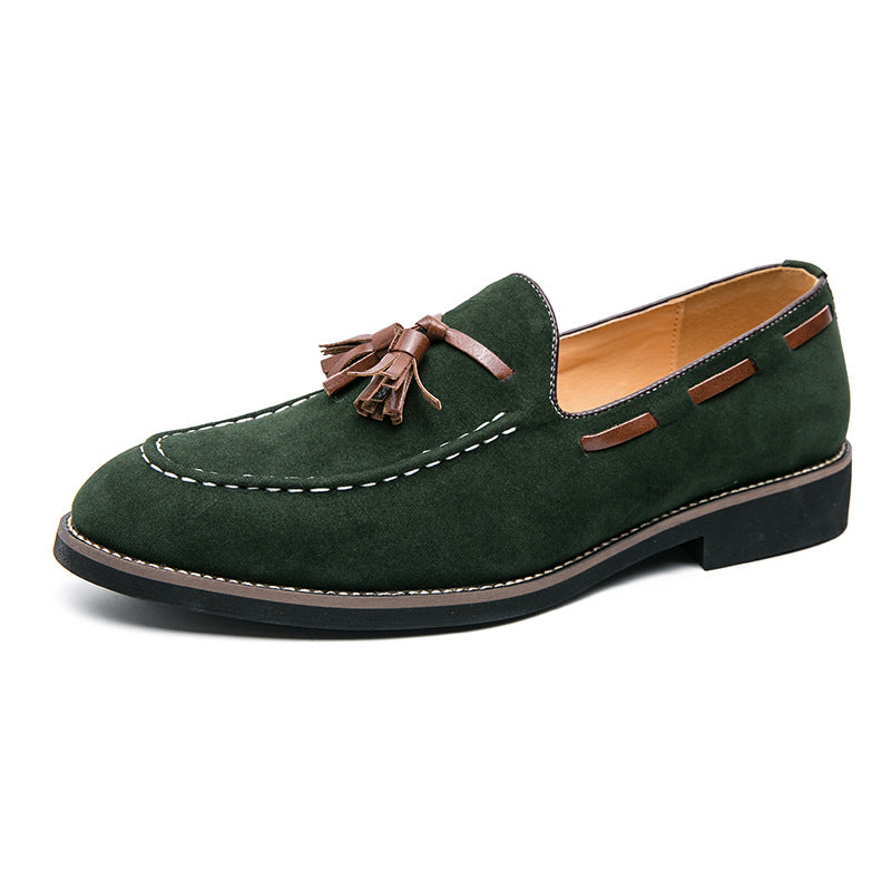 Herren-Slipper in Wildlederoptik mit Quasten - Marven