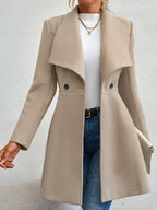 Eleganter langer Damenmantel - Evarine