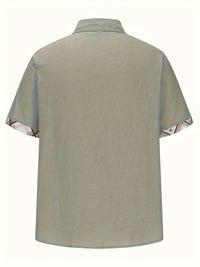 Michael - Chemise traditionnelle élégante avec impression graphique à carreaux
