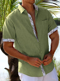 Michael - Chemise traditionnelle élégante avec impression graphique à carreaux