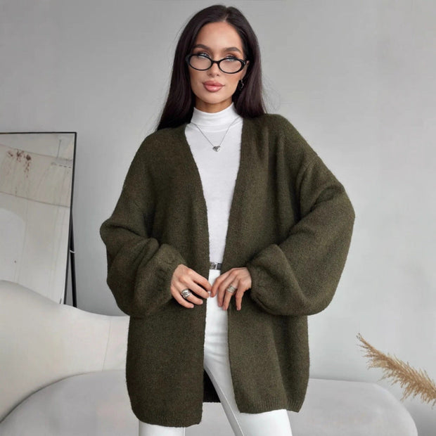Damen Strickjacke in Übergröße - Liora