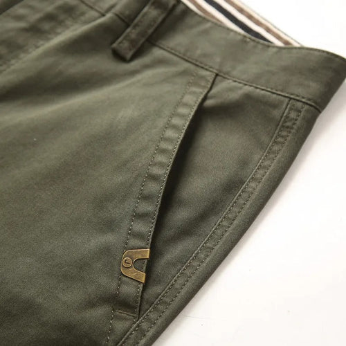 Cargohose für Herren aus strapazierfähiger Baumwolle im geraden Stil - Bruno