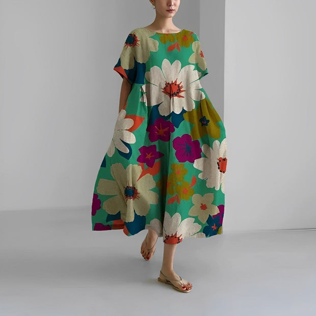 Katarina - Robe à fleurs boho pour une entrée en scène stylée