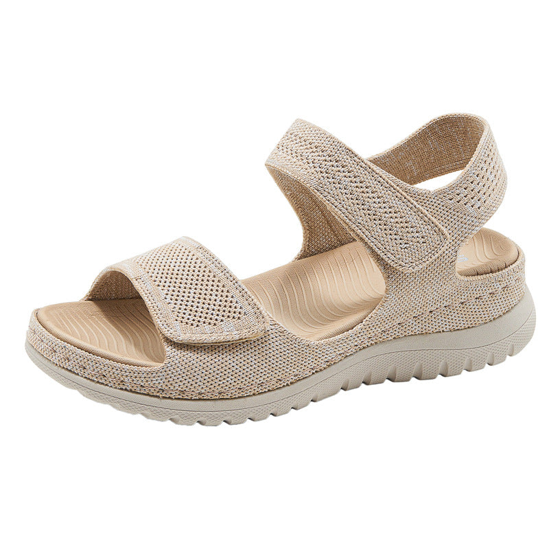Atmungsaktive orthopädische Damensandalen mit dämpfender Sohle - Luren