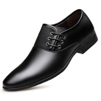 Chaussures formelles pour hommes en cuir verni à bout pointu, style élégant - Damián