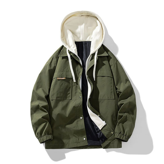 Herrenjacke mit Baumwolleffekt - Marek