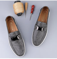 Mocassins élégants en cuir marron pour hommes Style britannique - Weston