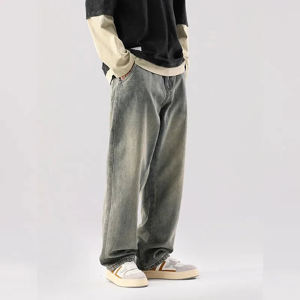 Zeon - Jeans d'été lavé tendance pour hommes