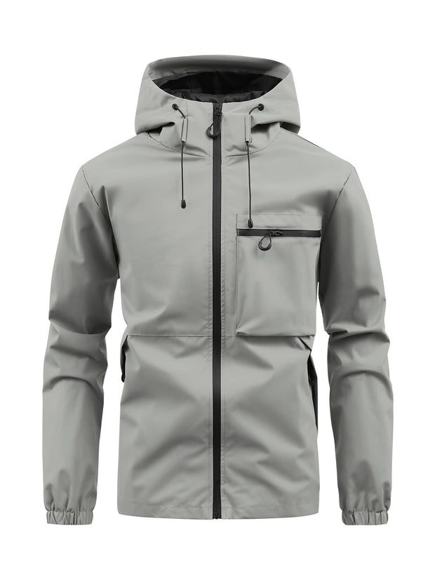 Herrenjacke für die Übergangszeit mit Kapuze und Taschen - Chester