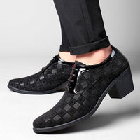 Chaussures pour homme talon bloc pointu - Enric