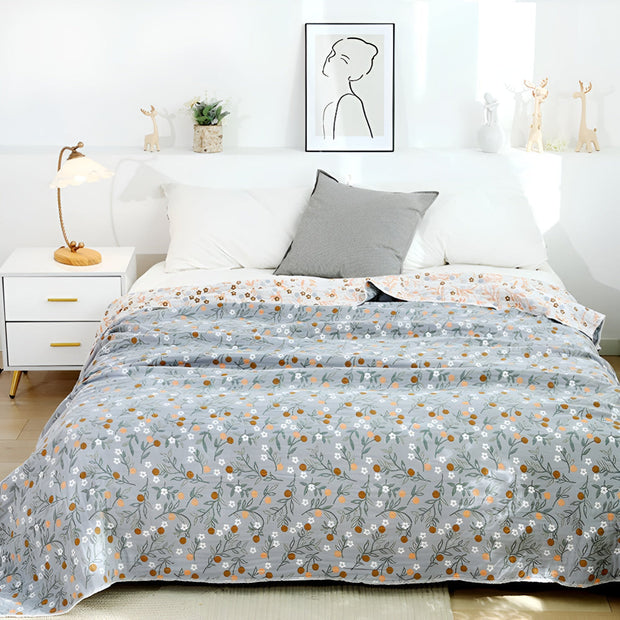 Couette en coton réversible