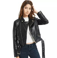 Veste en cuir femme Kate