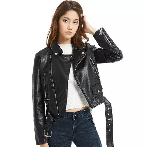 Veste en cuir femme Kate