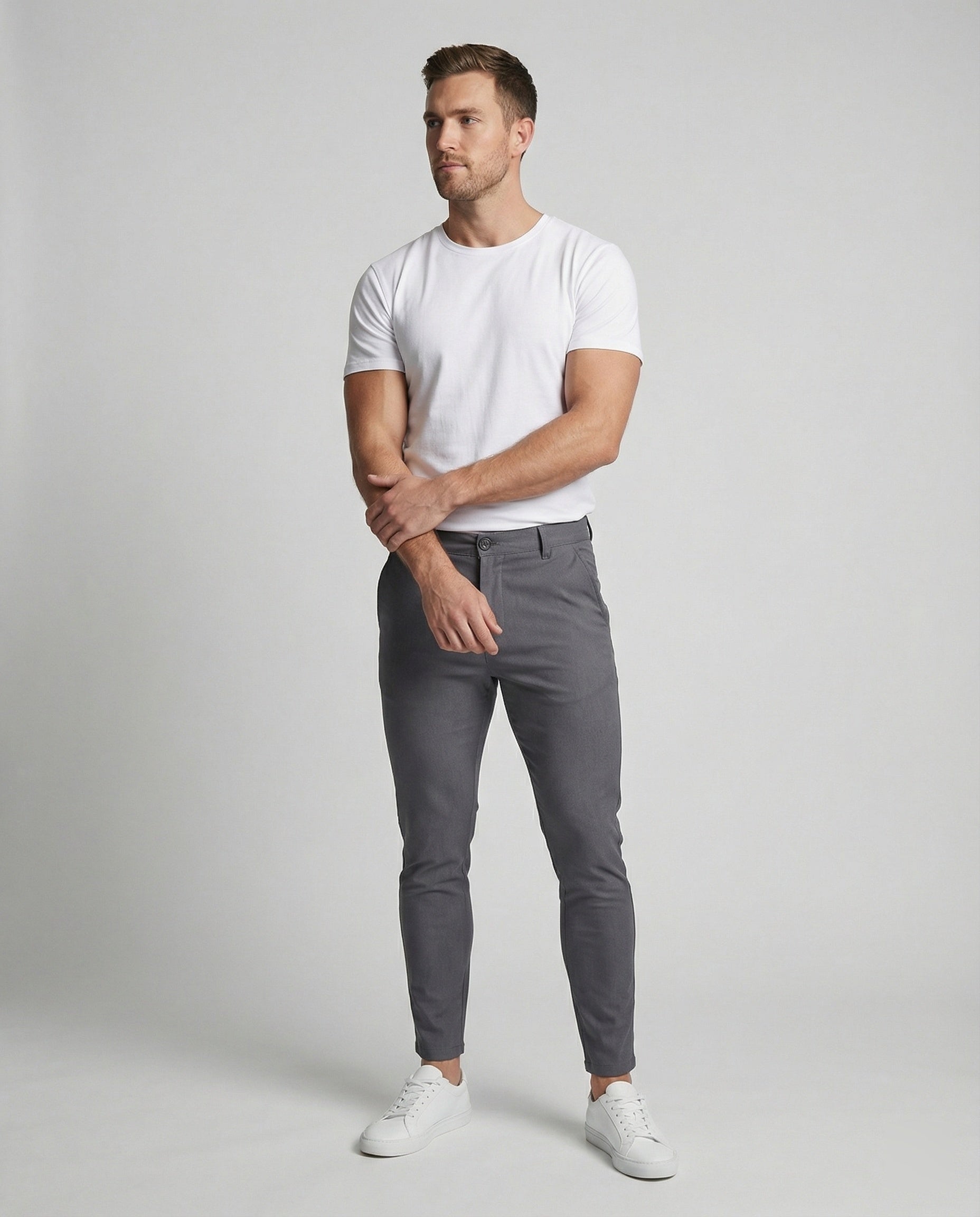Herren Chino-Hose in schmaler Passform - Sobrius