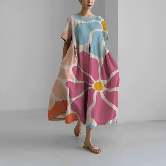 Katarina - Robe à fleurs boho pour une entrée en scène stylée