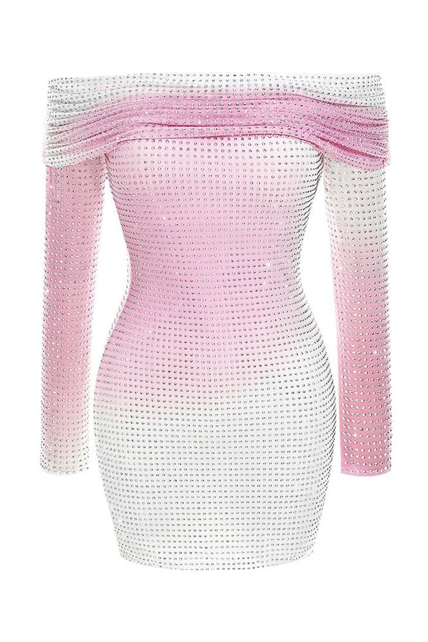 Valeria - mini-robe imprimée avec strass